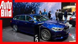 BMW 5er Touring Genf 2017 ReviewDetails [upl. by Lleon]