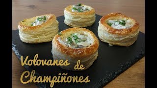 VOLOVANES DE CHAMPIÑONES [upl. by Mitchell380]