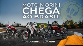 MOTO MORINI CHEGA AO BRASIL [upl. by Anauqaj]