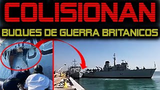 🔴 DOS BUQUES DE GUERRA BRITANICOS COLISIONAN EN EL GOLFO PERSICO 🔴 [upl. by Fairman]