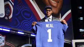 Okeechobee native Evan Neal selected No 7 overall in NFL Draft [upl. by Shepp]