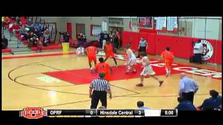 Hinsdale Central 32 Matt Rafferty tough baseline fadeaway [upl. by Lamok]