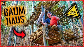 BAUMHAUS im DSCHUNGEL bauen mit Fritz Meinecke 🌴  MADEIRA  Unge Challenge FINALE  Survival Mattin [upl. by Barabas]