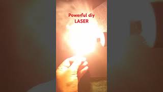 Diy laser shorts laser laserpointer powerful fire styropyro [upl. by Ronda]