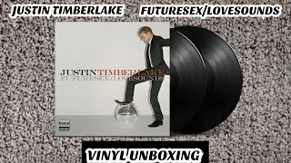 JUSTIN TIMBERLAKE  FUTURESEXLOVESOUNDS VINYL UNBOXING [upl. by Ecienal]