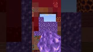 Strawberry Chocolate Build Pixel Art Loop minecraft minecraftmeme recommended shorts [upl. by Drofnil]