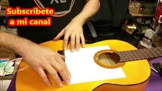 TUT Cómo poner un golpeador a una guitarra TIPS [upl. by Yolanda]