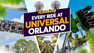 Every Ride at Universal Orlando Resort RANKED 2024 [upl. by Cheffetz223]