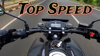 Yamaha FZS V3 Top Speed Test [upl. by Onibas752]