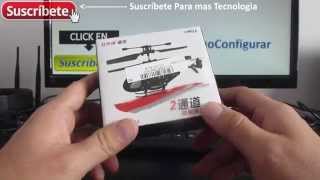 Unboxing Helicoptero Mas Pequeño Del Mundo QS5012 micro Helicopter [upl. by Ressay]