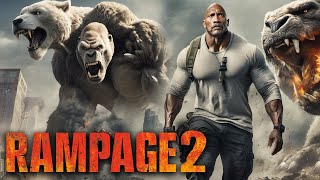 Rampage 2  2025  Movie Fact  Dwayne Johnson Naomie Harris Malin Akerman  Review And Fact [upl. by Annirtak]