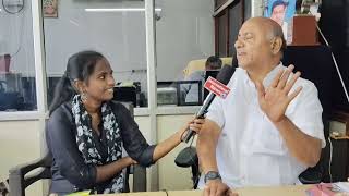 MARIYAPURAM SARPANCHALLAM BALREDDYGARITHO MUKKAMUKKINIRMALA BOOKSOWNERinterviewinternationalnews [upl. by Lagiba]