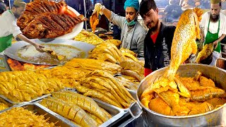 POPULAR MUMBAI MASALA GRILLED FISH amp CRISPY FRIED FISH ONLY AT KHAN QUETTA RESTAURANT [upl. by Hazrit287]