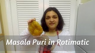 Masala Puri in Rotimatic [upl. by Nerreg146]