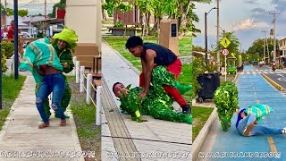 EL HOMBRE ARBUSTO Y EL COSTAL 3XTR3M0 🤣🌳😱shorts funny viralvideo [upl. by Rennob927]