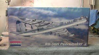 Vintage Monogram 172 Scale B36 Peacemaker Pt 1 [upl. by Olegna]