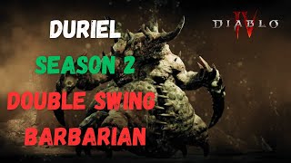 Barbarian lvl 83 Uber Duriel solo kill  Diablo 4 Season 2 [upl. by Betty943]