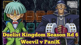 Weevil vs PaniK  Yugioh Duelist Kingdom Season Round 6 yugioh yugiohtcg yugiohcards [upl. by Seuguh]