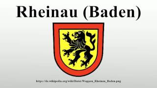 Rheinau Baden [upl. by Holihs]