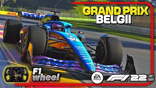 🆕  🏁 F1 2022  GP BELGII \ SPAFRANCORCHAMPS  Thrustmaster F1 WHEEL 🏁  🆕 [upl. by Sundberg]