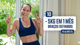 Como derreter gordura dos braços em casa  5kg em um mês  Carol Borba [upl. by Birgitta]