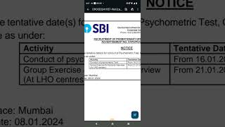 SBI PO Big Update😨😨😨 Interview and Psychometric test result sbipo ibps [upl. by Ethelda]