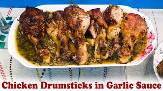 Chicken Drumsticks in Garlic Sauce [upl. by Sergius]