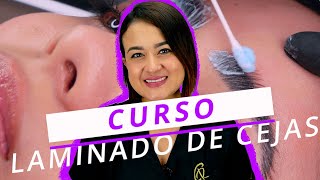 COMO HACER LAMINADO DE CEJAS CURSO GRATIS 🤗 LAMINADO DE CEJAS 💁‍♀️ [upl. by Aset]