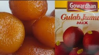 Gowardhan Gulab Jamun Mix  How to make Gulab Jamun  गुलाब जामुन रेसिपी  Instant Gulab Jamun [upl. by Linker224]