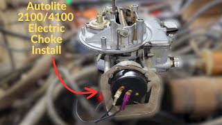 Autolite 21004100 Electric Choke Install [upl. by Kciredohr]