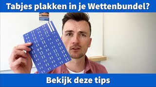 Hoe plak je je tabjes in de Sdu Wettenbundel [upl. by Handel]