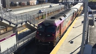 Railfanning Boston Yawkey Station 82316 and 82516 [upl. by Malamut]