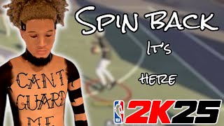 The SPIN BACK MOVE is here in NBA2K25 Not Clickbait It’s really back Dolo Bag [upl. by Brouwer]