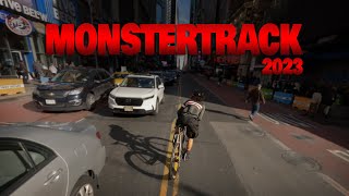 MonsterTrack 2023 The Full Race  Fixed Gear Only No Brakes [upl. by Ahsirek]