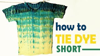 How to Tie Dye Tshirt  EASY METHODS Tshirt Tie DIY Shorts [upl. by Neom]