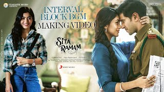 Sita Ramam Interval Block BGM  Making Video  Dulquer Salmaan  Mrunal  Vishal Chandrasekhar [upl. by Verdi]