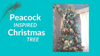 How to decorate Peacock Christmas tree [upl. by Deragon881]