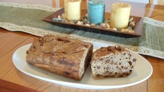 NoKnead Artisan Cinnamon Raisin Bread [upl. by Broderick]