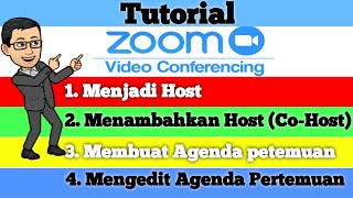 Cara menjadi host dan menambahkan host di zoom meeting [upl. by Stutsman]