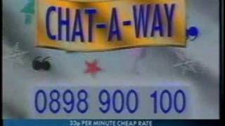 0898 Chataway Live Chat  1980s UK Advert [upl. by Dur]