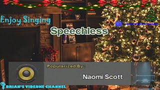 Speechless  Naomi Scott Karaoke [upl. by Lhamaj]