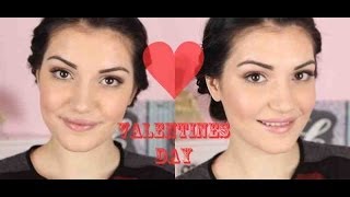 Valentinstag Make up amp Haar Tutorial l Razush [upl. by Ahsiekal]