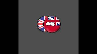 If British America Fused Together With United Kingdom countryballs [upl. by Ellertal]