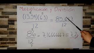 Multiplicación y división con cifras significativas [upl. by Netsirt277]