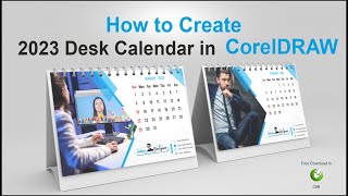 034How To Create 2023 Calendar in CorelDraw [upl. by Downall991]