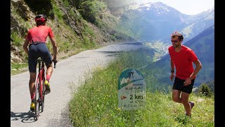 Le défi de François  Col du Pré  Trail amp Vélo [upl. by Jesh434]