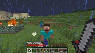 How To Spawn Herobrine In Minecraft 18 NO MODS [upl. by Orgel]