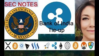 SEC publishes NOTES Bank of India considering RIPPLE tieup CoinMarketCap New Features [upl. by Blackburn]