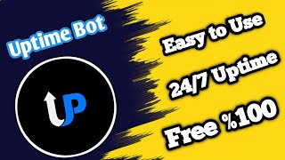 Uptime Discord Bot Tutorial Keep Your Discord Bot Online 247 🔥💯 [upl. by Aneej]