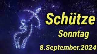 horoskop Schütze Sonntag 8 September 2024 [upl. by Utter69]